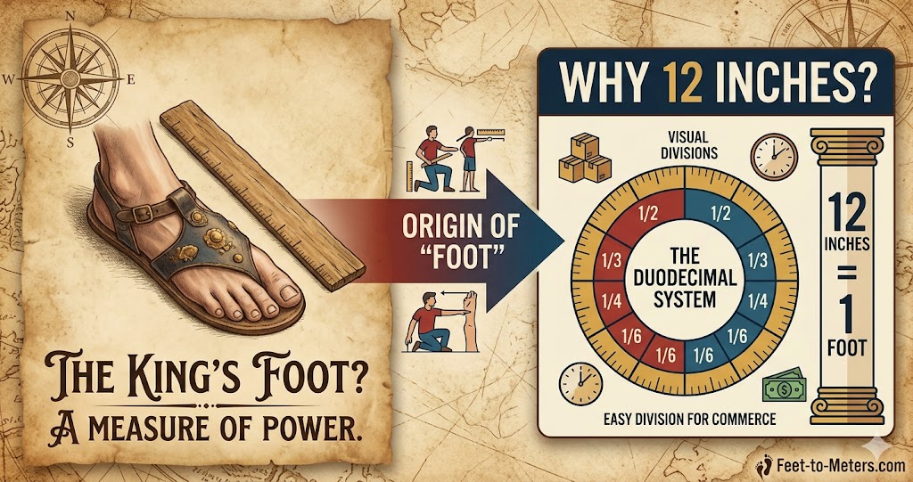 How the Foot Got Its Name (and Why It's 12 Inches)